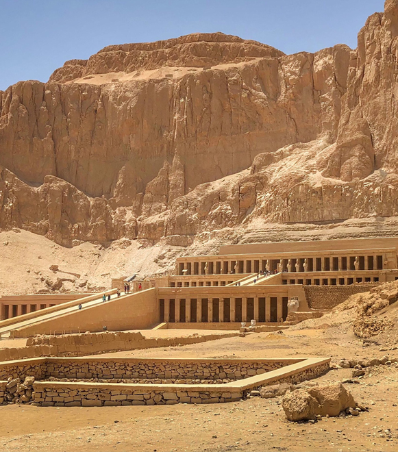 The mortuary temple of Hatshepsut 